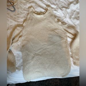 Open Shoulder Sweater